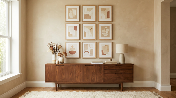 How to Hang Wall Art: Height, Spacing & Layout