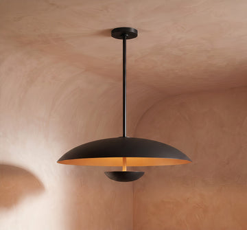 Inspired Cosmic Style 24" Round Pendant Bronze - Main Product View