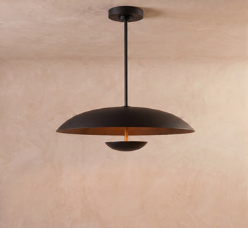 Inspired Cosmic Style 30" Round Pendant Bronze - Main Product View