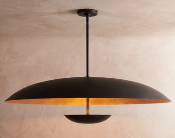 Inspired Cosmic Style 48" Round Pendant Bronze - Main Product View
