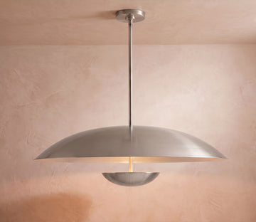 Inspired Cosmic Style 36" Round Pendant Satin Nickel - Main Product View