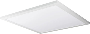 LED Flush Mount, 0.75x23.50x23.50, White Finish