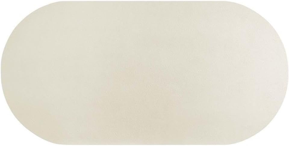 EEI-6764-WHI Caspian 72" Oval Concrete Dining Table, White