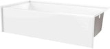 Prism 60 in. L x 32 in. W Acrylic Alcove Right-Hand Drain Bathtub, White