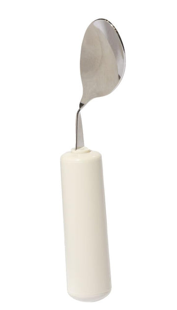 Queens Angled Cutlery, Left-Handed Angled Spoon, Lightweight Ergonomic Adaptive Spoon, Cutlery with Easy-to-Grip