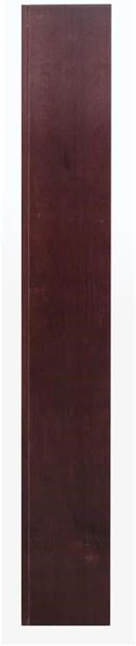 Traditional 84" Tall 6-Bookshelf Wood Bookcase, Cherry Finish, Solid Wood Veneer and Molding, Adjustable and Fixed