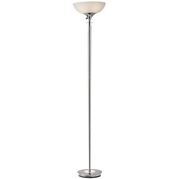 Metropolis Floor LAMP - Chrome Chrome