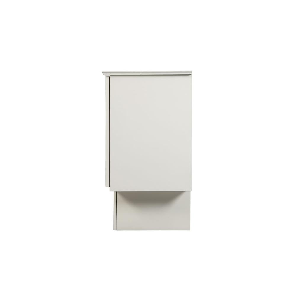 Queen Murphy Bed in Cottage White