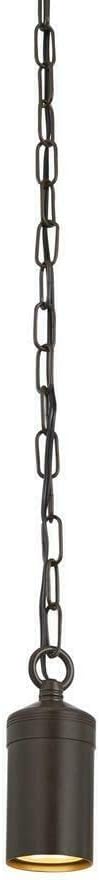 Outdoor Antique Bronze Integrated LED Hanging Pendant with Chain