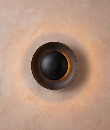Inspired Cosmic Style 18" Round Wall Sconce Bronze - Main Product View