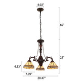 3-Light Chandelier