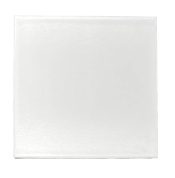 12x12 White Porcelain Floor and Wall Tile - Semi-Matte Glazed Finish Backsplash, Bathroom Shower, Flooring (1 Piece