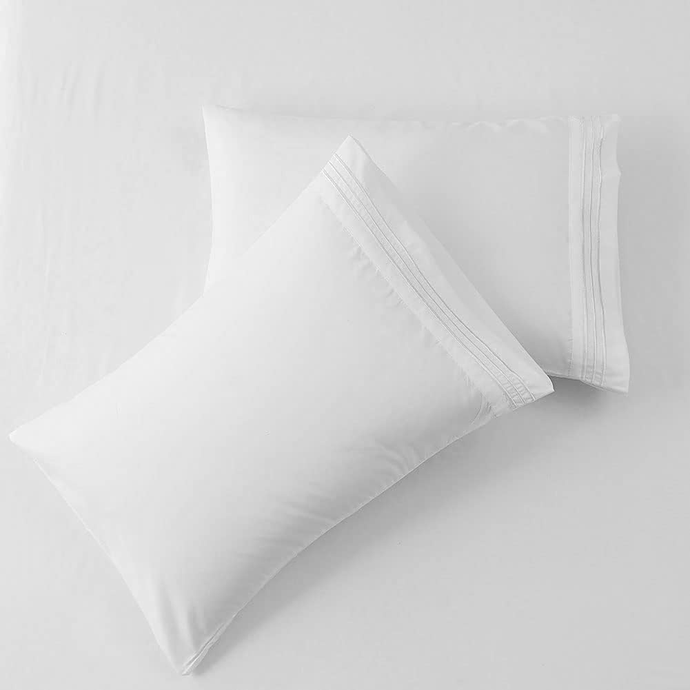 Bed Sheet Set Super Soft Microfiber 1800 Series Luxury Egyptian Sheets 16-Inch Deep Pocket Wrinkle and Hypoallergenic-4 Piece