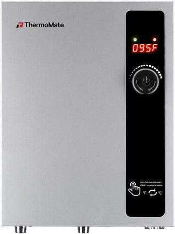 Tankless Water Heater Electric 18kW at 240 Volt, ThermoMate On Demand Instant Hot Water Heater Up to 4.4GMP
