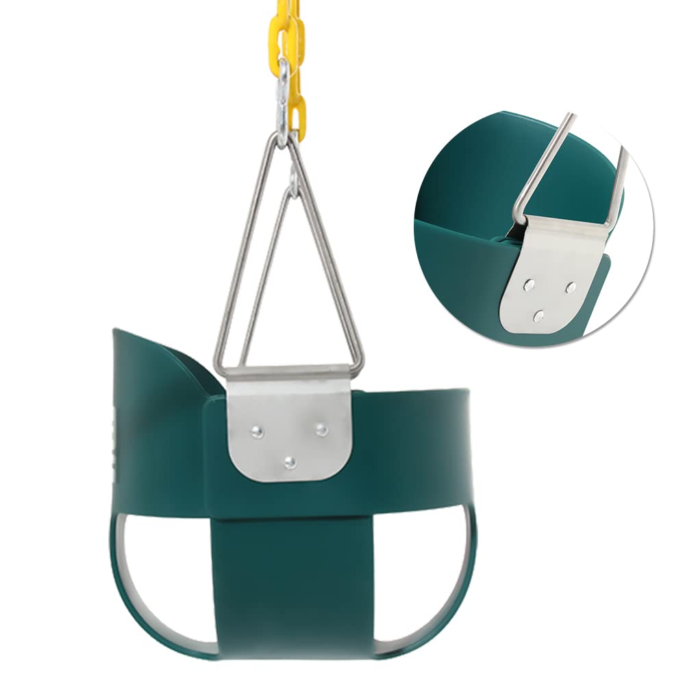 Heavy Duty Toddler High Back Full Bucket Swing Seat - Swing Set Accessories