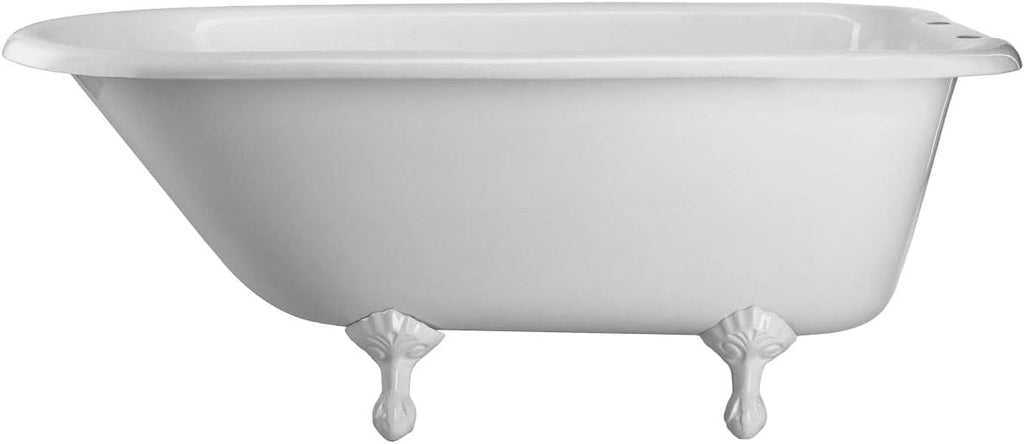 Heritage 54 Inch Cast Iron Classic Clawfoot Tub Package