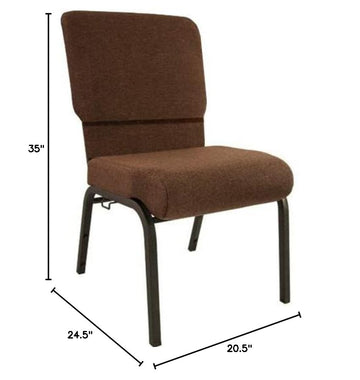 Java 20.5" Stacking Church Chair