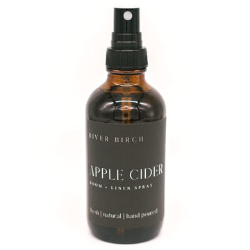 Apple Cider Scented Linen and Room Spray | Home Fragrance | 4 oz Glass Amber Bottle | Luxury Signature Scent