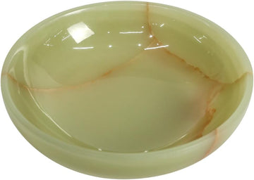 Luxury Decorative Marble Bowl Decoration, Green Onyx Key Bowl Table, Catchall for Coins, Change, Candy, Organizer