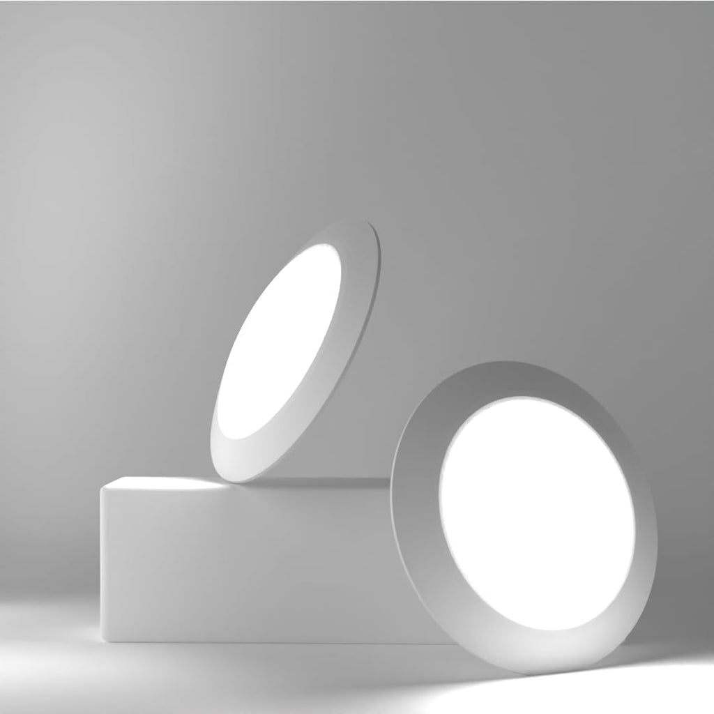 LED 7.5" Flush Mount Ceiling Light, Dimmable LED Lights, Disk Lights, Ceiling Light Fixture, 16.5W (120W Equivalent)