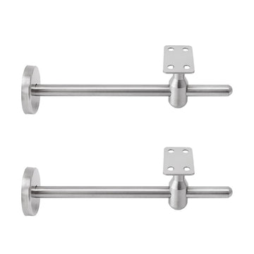 Stainless Steel Handrail Bracket Wall Adjustable, Extended Flat Stair Handrail Bracket, Adjustable Staircase Handrail