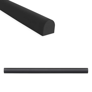 Decor Soho Bullnose Tile Liner, 3/4 x 12 Inch Decorative Tile Edge Trim, Decorative Shower Tile Border, Kitchen