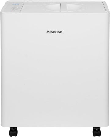 50 Pint Lift-Up Portable Dehumidifier with Built-In Pump in White