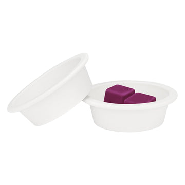 2 Pcs Reusable Silicone Wax Melt Warmer Liners, Leakproof, No Mess, No Scrape, Non-Toxic, BPA Free, 2.75 in in Bottom