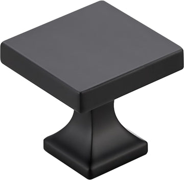 Cabinet Knobs Matte Black Square Knobs for Cabinets and Drawers Cabinet Hardware Kitchen Cabinet Knobs 10 Pack