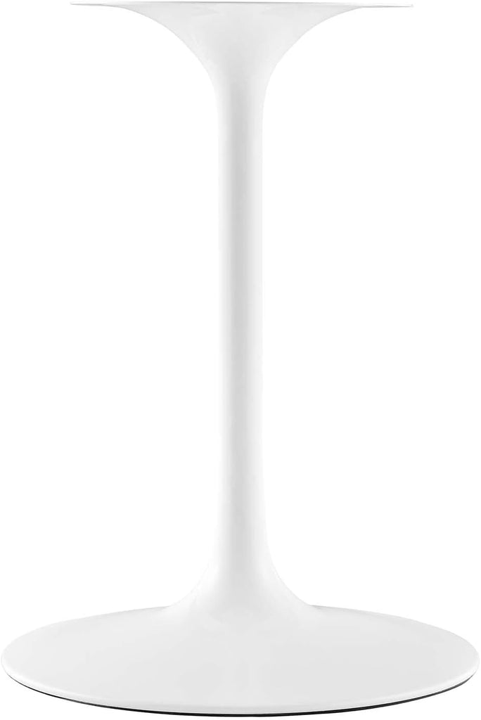 Inspired Saarinen Style Tulip Oval Pedestal Dining Table — Walnut, 48″ Oval