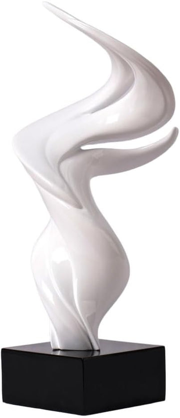 Modern Art Sculpture Abstract Statue Decor Table Centerpiece Ornament Home Figurine Gift Office Bedroom Polyresin