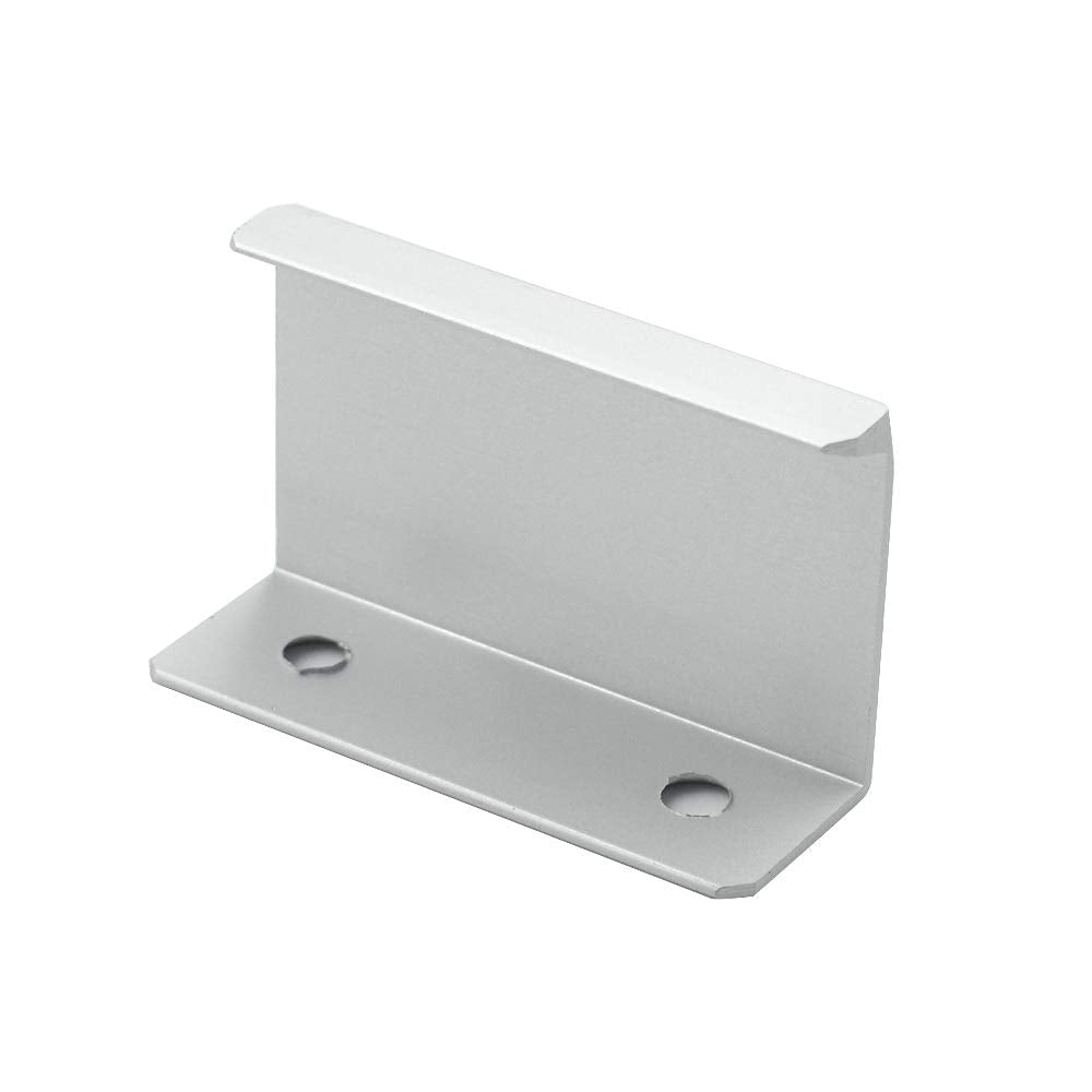 1.97 Inch Finger Pull 10Pcs, 1.26 Inch Hole Centers, Aluminum Alloy, Silver