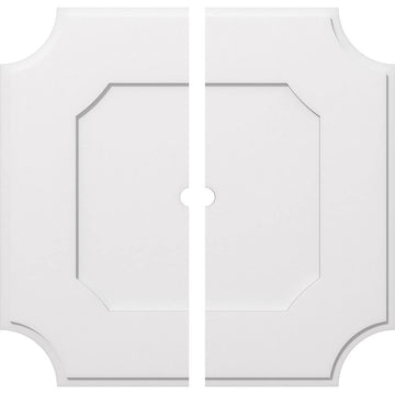 02000 Architectural Grade PVC Contemporary, Two Piece Urethane Ceiling Medallions 40"OD x 2"ID x 24"C