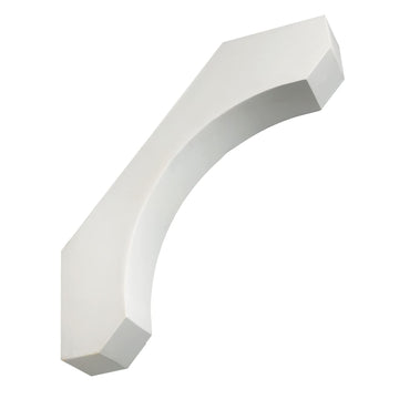6-7/8"W x 30"H x 30"P Premium Architectural Knee Brace, Smooth Style