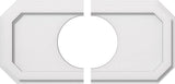 Emerald Architectural Grade PVC Contemporary, Two Piece Urethane Ceiling Medallions 22"W x 11"H x 7"