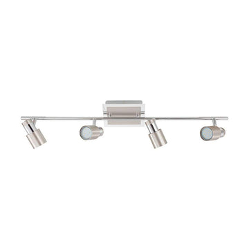 Track Light, Matte Nickel and Chrome Finish