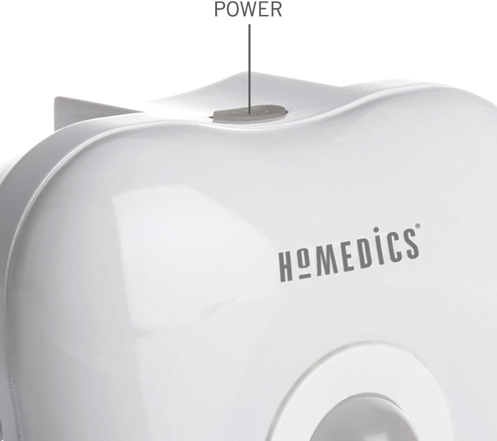 TotalClean Personal UV-C Plug-In Air Sanitizer - Small Air Purifier for Bedrooms and Bathrooms, Buil