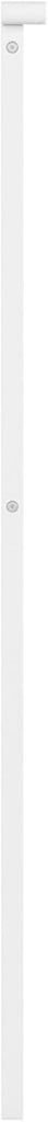 King Solid Wood Panel Headboard, White