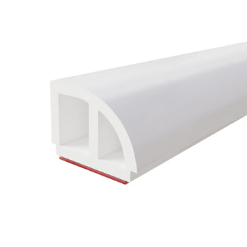 98 Inch Flexible Quarter Round Flooring Molding, Flexible Rubber Molding Trim Suitable for Curved Base Mold