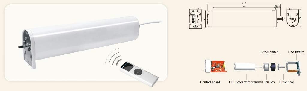 Custom Size Flexible Bendable Curved Electric Motorized Traverse Remote Controlled Drapery Track for Corner or Bay