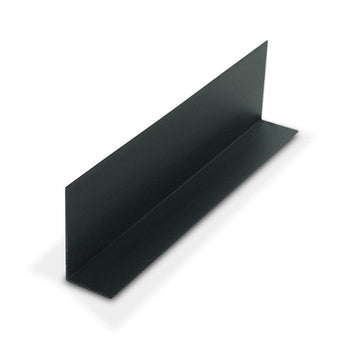 Plastics 1921-Bk Black 1'' X 2'' X 3/64''(.047'') Styrene Angle Plastic Angle Moulding 36 Inch Lengths (Pack of 4)