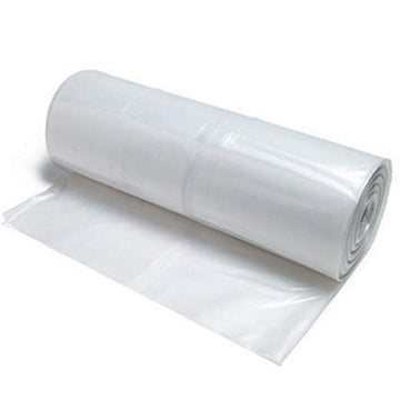 Clear Greenhouse Plastic Sheeting 8 mil - UV Resistant Polyethylene Greenhouse Film, Hoop House Green House Cover for