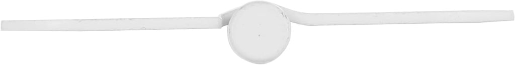 Plain Bearing Door Hinge 9-Pack, 3-1/2 x 3-1/2 in. 5/8 in. Radius, White, Steel, Removable Pin, 189829
