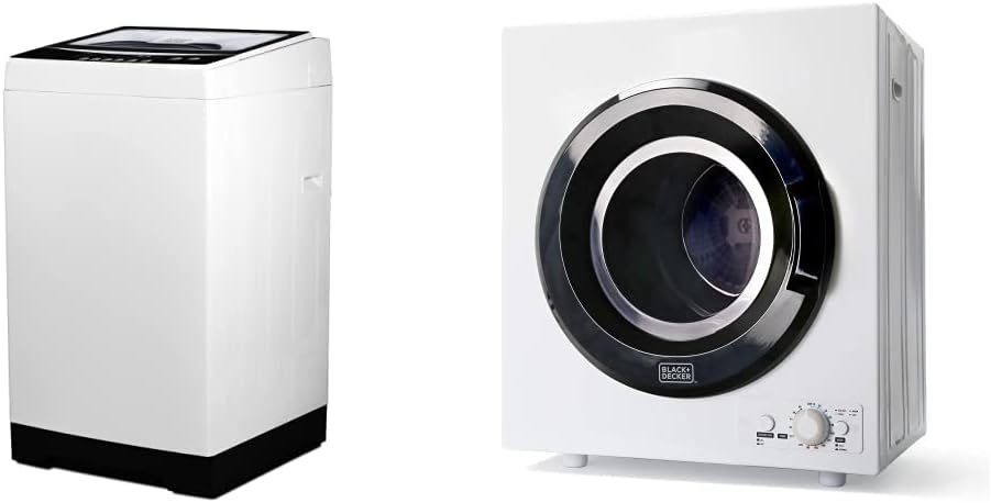 Small Portable Washer + Dryer Bundle for Household Use