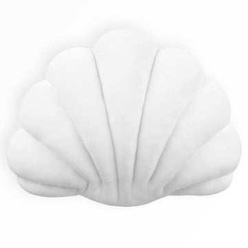 Seashell Pillow Sea Shaped Decorative Princess Throw Pillow 3D Velvet Soft Ocean Cute Throw Pillows for Bed Couch