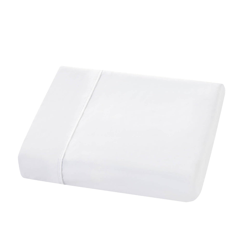 Oversized King Flat Sheet 132x110 Top Sheet Only White