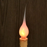 Christmas Flicker Flame Candle Light Bulbs, Country Style Silicone Dipped Flickering Replacement Bulbs for Electric