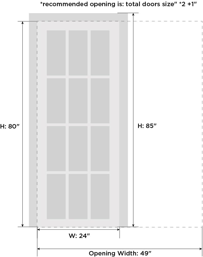 Planum 0020 | Interior French Single Pocket Door, no Glass, Wooden, 24x80, Brown, Modern Style | Har