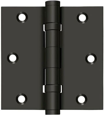 3-1/2" X 3-1/2" Square Hinge, Ball Bearings, Oil Rubbed Bronze Finish - Door Hinge