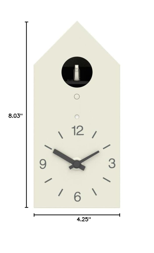 Cuckoo Clock, White, Medium